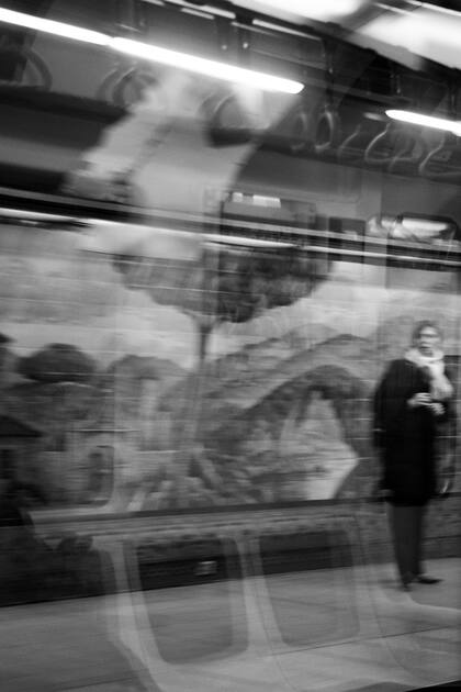 Foto de Rod Isaurralde, tomada desde el vagón en movimiento