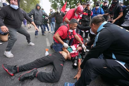 Foto de Rodrigo Abd sobre el incidente trágico en Plaza Congreso, este miércoles