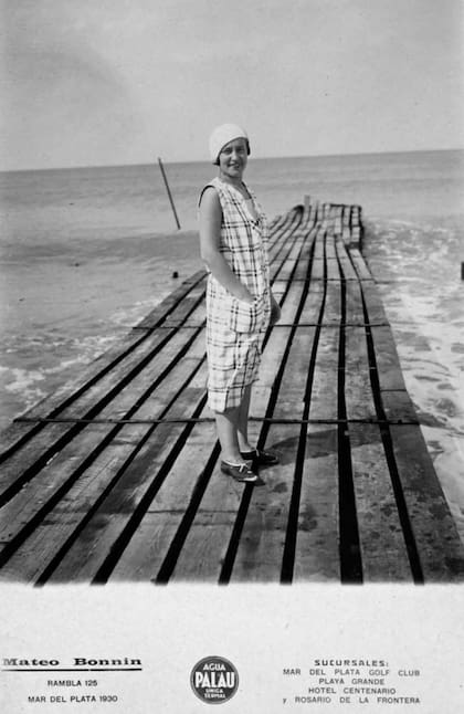 Foto de turista en Mar del Plata tomada por Mateo Bonnín.
