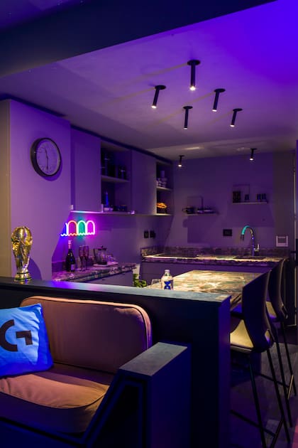 Toda la iluminación es de Idea, instalada por el electricista Raúl Daniel Medina.