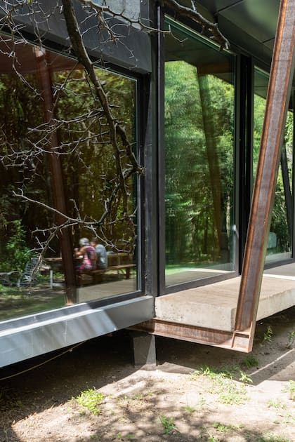 Detalle del impecable trabajo de herrería de Mario