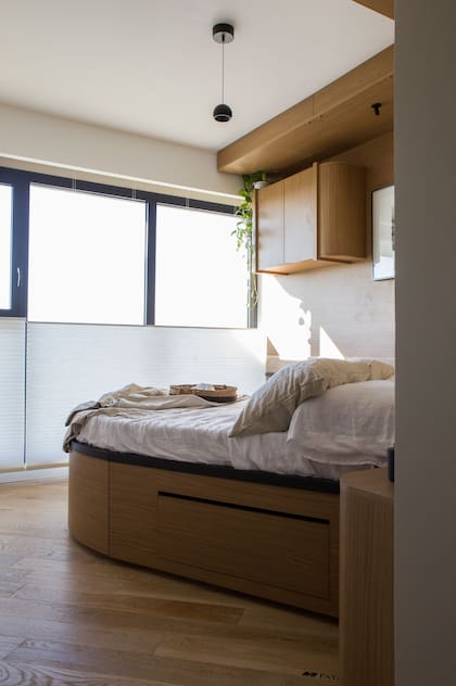 Cortina "Duettes Top Down - Bottom Up" motorizadas (Cerrini Cortinas).