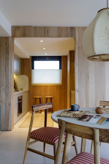 La mesa es un nuevo modelos de Talleres Sustentables, especialmente desarrollada para Experiencia Living.