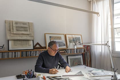 Se entusiasmó con el home working a partir de la pandemia. Ahora tiene varios proyectos entre manos, entre ellos, la ampliación de un espacio de arte en La Boca.