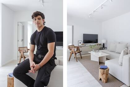 La mesa baja ‘Sakura’ de Travertino es el punto de reunión, de relax y de comidas informales.