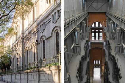 Todos los edificios palaciegos de AySA siguen un orden académico: simetría, acceso en los medios, basamento, desarrollo y remate. "De lo contrario, serían caóticos", dice la arquitecta a cargo.