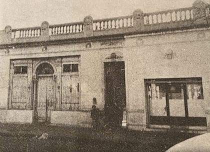 Foto histórica del frente del conventillo