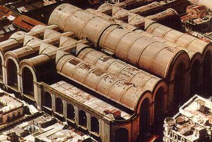 Foto histórica del Mercado del Abasto