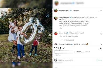 (Foto Instagram @sangrejaponesa)