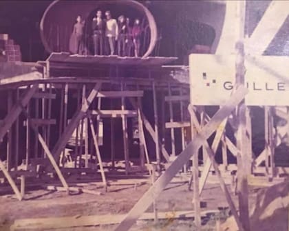 Foto tomada durante la construcción del inmueble