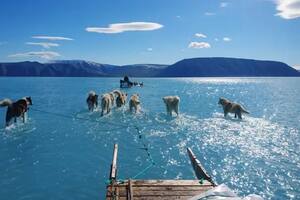 Foto tomada por el científico climático Steffen Olsen en junio de 2019