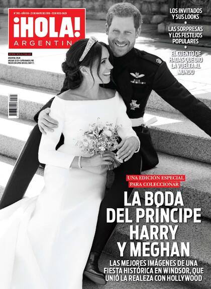 El secreto mejor guardado quedó desvelado: Meghan eligió un elegante diseño de la británica Clare Waight Keller para Givenchy