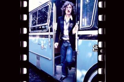 Fotografía de una producción de LA NACION con Charly García, en 1979