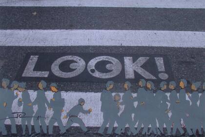 Fotografía intervenida "The Street - West Side New York" (2016)