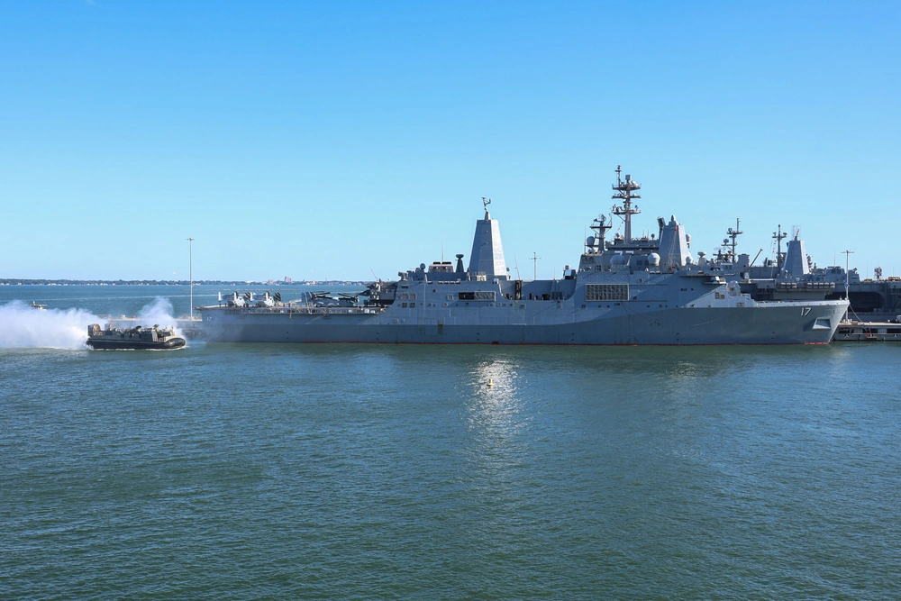 Fotografía publicada por la Marina de Estados Unidos