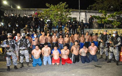 Fotografía tomada en la colonia San José del Pino de Santa Tecla el 27 de marzo de 2022, el día que se aprobó el régimen de excepción