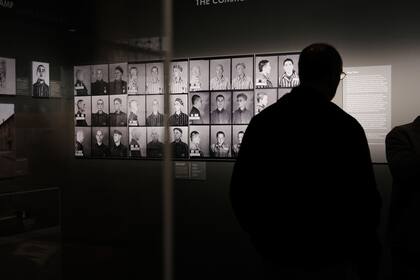 Fotografías expuestas en el museo situado en la ciudad de Nueva York, EE. UU.