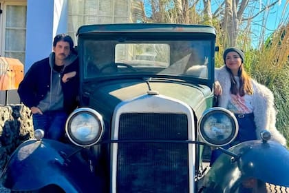 Una de las tantas escapadas romántica de Celeste Cid y Santiago Korovsky