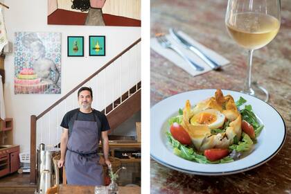 El recomendado es el pan con tuco, que sirve con pan de masa madre elaborado por Gluten Morgen y salsa hecha con tomates Illapel.