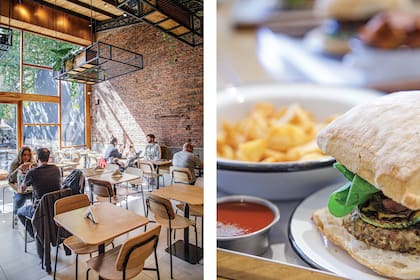 Lejos de un incómodo mobiliario de restaurante al paso, eligieron mesas y sillas de los reconocidos estudios de arquitectura Estudio Te y Oficios Asociados, e invirtieron en un diseño interior impecable.