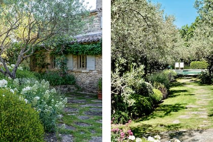 Siguiendo el camino marcado por piedras, se llega a la pileta.