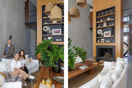 Matías Aldanondo (de Aldanondo Orcoyen Arquitectos, a cargo del proyecto junto con Sánchez Elía SEPRA Arquitectos), Cecilia Larralde y Marcela Spelzini, quienes realizaron el interiorismo.