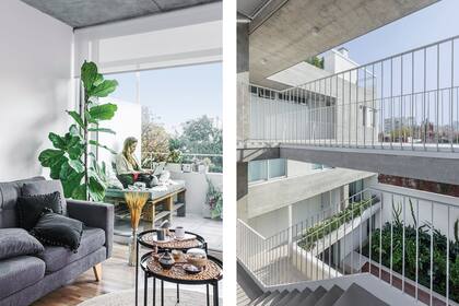 Al sillón de pallets que trajo Francisco, le pusieron nuevos almohadones, mantas y quedó perfecto en el balcón.