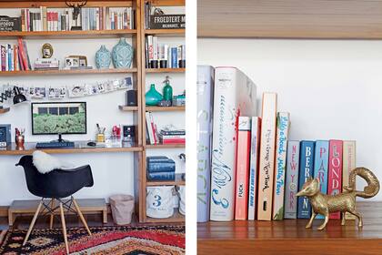 “Pusimos bolsos para organizar los juguetes y facilitar que los chicos estén entretenidos mientras nosotros hacemos cosas en la planta baja”.