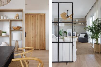 Piso de porcelanato símil madera ‘Oslo’ (Ilva).