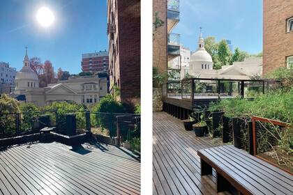 La cúpula de una parroquia escolar aporta un plus de encanto a la vista.