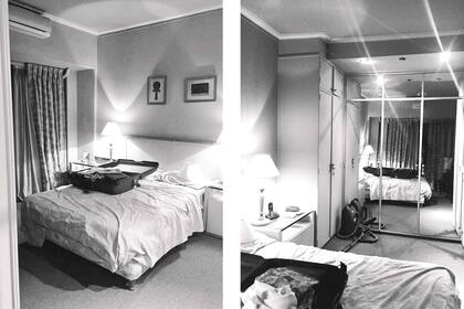 ANTES: el dormitorio tenía un placard profundo con una disposición incómoda y algunos nichos para guardado que complejizaban el ambiente.