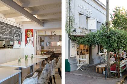 Se atiende en el salón, en la vereda y en el patio del mural.