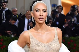 Kim Kardashian llevó el icónico vestido que Marilyn Monroe usó para cantar el feliz cumpleaños a John F. Kennedy