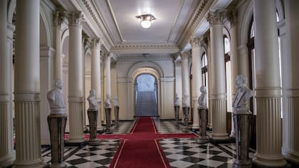 Salón de los bustos. Fotos: Gentileza Presidencia de la Nación