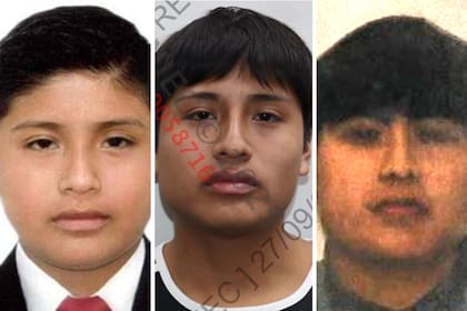 Fotos oficiales de Pequeño J que forman parte de la alerta roja emitida por Interpol