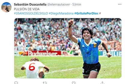 Fotos, relatos e imágenes inéditas de ese partido inundaron las redes sociales en este 22 de junio, a 35 años del 2 a 1 de la selección nacional a Inglaterra