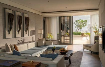 Four Seasons Bangkok en el río Chao Phraya