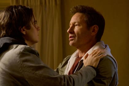 Fox Mulder (David Duchovny) y William (Cole Sprouse) en un encuentro esperado por todos