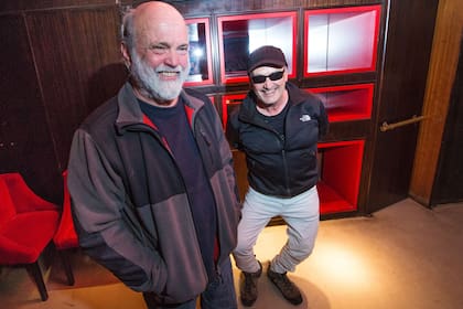 El manager Timmy MacKer y Germán Daffunchio