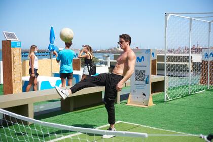 Fran Stoessel en Playa Movistar