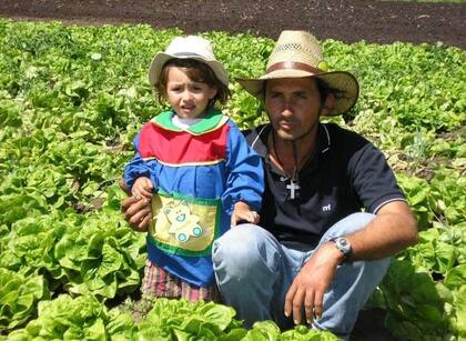 Fran y su padre Oscar