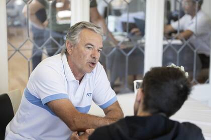 Frana, dialogando con LA NACION, se mostró ilusionado de cara a febrero