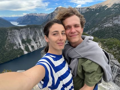 Franca y Vadim en su viaje a la Argentina