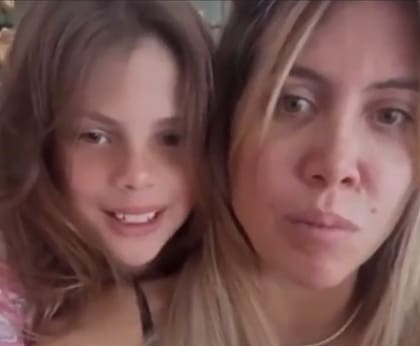 Francesca, la hija de Wanda e Icardi, apareció en una transmisión en vivo de la mediática y cargó contra Magnolia Vicuña
