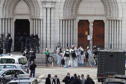 La basílica de Notre-Dame en Niza, uno de los escenarios de los atentados en Occidente en 2020