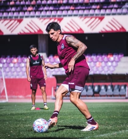 Francis Mac Allister, durante una sesión de entrenamiento en La Serena