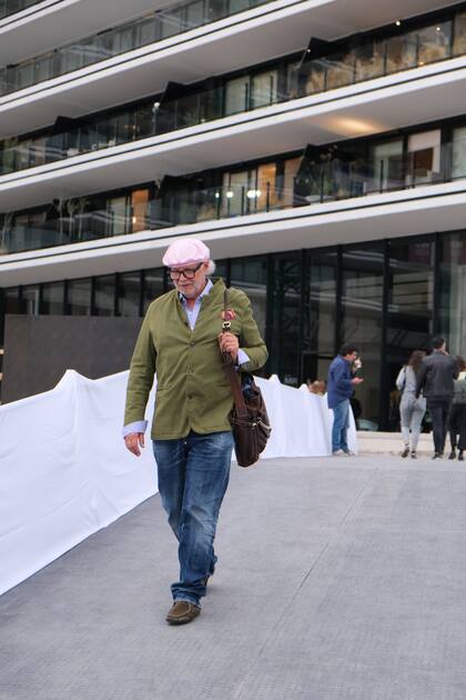 Francis Mallmann, saliendo de su visita a Experiencia Living 2025.