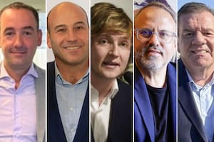 Francisco Adorni, Martiniano Molina, Iñaki Gutiérrez, Diego Valenzuela y Guillermo Montenegro