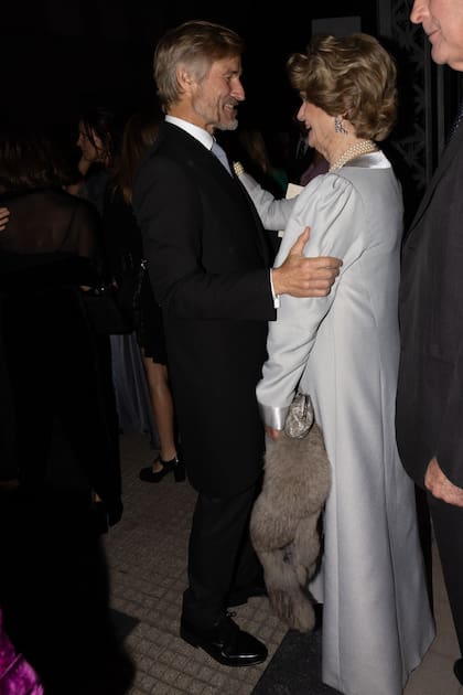 Francisco Bosch con su madre, Elisalex.