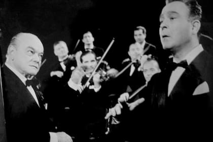 Francisco Canaro y Alberto Castillo